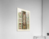 18th Century pattern. 1888 edition Lornement Polychrome by Albert Racine 1825–1893. Impression acrylique