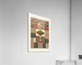 Roman-Byzantine pattern. 1888 edition Lornement Polychrome by Albert Racine 1825–1893. Impression acrylique