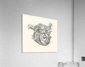 Ancient Egypt Illustration. 1888 edition Lornement Polychrome by Albert Racine 1825–1893. Acrylic Print