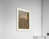 Moresque pattern. 1888 edition Lornement Polychrome by Albert Racine 1825–1893. Acrylic Print