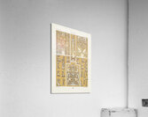 Russian pattern. 1888 edition Lornement Polychrome by Albert Racine 1825–1893. Acrylic Print