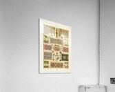 Russian pattern. 1888 edition Lornement Polychrome by Albert Racine 1825–1893. Acrylic Print