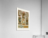 Renaissance pattern. 1888 edition Lornement Polychrome by Albert Racine 1825–1893. Acrylic Print