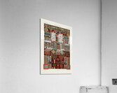 Middle-Ages pattern. 1888 edition Lornement Polychrome by Albert Racine 1825–1893. Acrylic Print