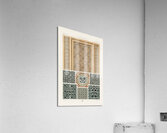 Byzantine pattern. 1888 edition Lornement Polychrome by Albert Racine 1825–1893. Acrylic Print