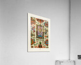 16th and 17th Century pattern. 1888 edition Lornement Polychrome by Albert Racine 1825–1893. Acrylic Print