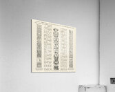 Ancient Egyptian. 1888 edition Lornement Polychrome by Albert Racine 1825–1893. Acrylic Print