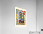 Middle-Ages pattern. 1888 edition Lornement Polychrome by Albert Racine 1825–1893. Acrylic Print