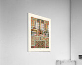 Celtic pattern. 1888 edition Lornement Polychrome by Albert Racine 1825–1893. Acrylic Print