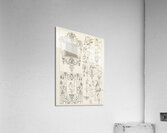 Ancient pattern. 1888 edition Lornement Polychrome by Albert Racine 1825–1893. Acrylic Print