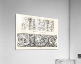 17th-century ornamental designs. 1888 edition Lornement Polychrome by Albert Racine 1825–1893. Acrylic Print