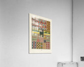 Egyptian pattern. 1888 edition Lornement Polychrome by Albert Racine 1825–1893. Acrylic Print