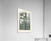 Persian pattern. 1888 edition Lornement Polychrome by Albert Racine 1825–1893. Impression acrylique