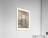 Medieval pattern. 1888 edition Lornement Polychrome by Albert Racine 1825–1893. Acrylic Print