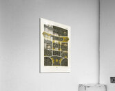 Arabian pattern. 1888 edition Lornement Polychrome by Albert Racine 1825–1893. Acrylic Print