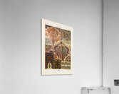 Indian pattern. 1888 edition Lornement Polychrome by Albert Racine 1825–1893. Acrylic Print