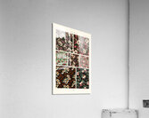 19th Century pattern. 1888 edition Lornement Polychrome by Albert Racine 1825–1893. Acrylic Print