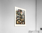 Chinese pattern Lornement Polychrome 1888 by Albert Racinet 1825-1893. 1888 edition. Acrylic Print