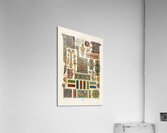 Celtic pattern. 1888 edition Lornement Polychrome by Albert Racine 1825–1893. Acrylic Print