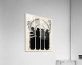 Ancient architecture Illustration. 1888 edition Lornement Polychrome by Albert Racine 1825–1893. Acrylic Print