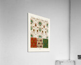 Middle-Ages pattern. 1888 edition Lornement Polychrome by Albert Racine 1825–1893. Acrylic Print