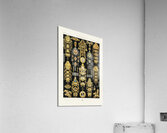 17th and 18th Century pattern Lornement Polychrome 1888 by Albert Racinet 1825–1893. 1888 edition.  Acrylic Print