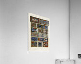 Arabian pattern. 1888 edition Lornement Polychrome by Albert Racine 1825–1893. Acrylic Print