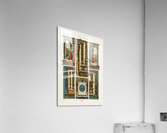 Renaissance pattern. 1888 edition Lornement Polychrome by Albert Racine 1825–1893. Acrylic Print