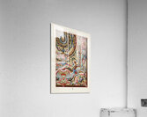 18th Century pattern. 1888 edition Lornement Polychrome by Albert Racine 1825–1893. Acrylic Print