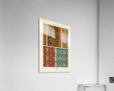 Middle-Ages pattern. 1888 edition Lornement Polychrome by Albert Racine 1825–1893. Acrylic Print