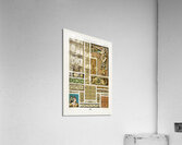 Renaissance pattern. 1888 edition Lornement Polychrome by Albert Racine 1825–1893. Acrylic Print