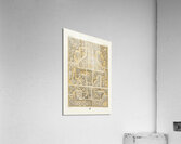Russian pattern. 1888 edition Lornement Polychrome by Albert Racine 1825–1893. Acrylic Print