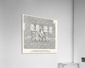 Pompeiian decorative design. 1888 edition Lornement Polychrome by Albert Racine 1825–1893. Acrylic Print