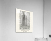 Byzantine pattern. 1888 edition Lornement Polychrome by Albert Racine 1825–1893. Acrylic Print