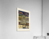 Assyrian pattern. 1888 edition Lornement Polychrome by Albert Racine 1825–1893. Acrylic Print