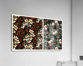 Antique illustration of the grammar of ornament pattern. 1888 edition Lornement Polychrome by Albert Racine 1825–1893. Acrylic Print