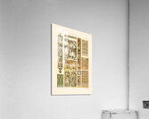 Middle-Ages pattern. 1888 edition Lornement Polychrome by Albert Racine 1825–1893. Acrylic Print