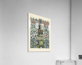 18th Century pattern. 1888 edition Lornement Polychrome by Albert Racine 1825–1893. Acrylic Print