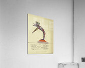 ‘Selbst ein König wird sich bücken …’ 1931  My Pictures Become Wilder and Wilder By John Elsas Acrylic Print