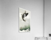 Leaping carp 1900 - 1930 by Ohara Koson 1877-1945. Acrylic Print