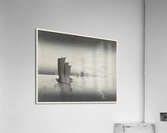 Fishing boats at dusk 1900-1920 by Ohara Koson 1877-1945. Acrylic Print