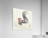 Gallinule with Lotus Flowers 1900 - 1930 by Ohara Koson 1877-1945. Acrylic Print