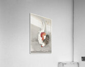 Rooster and chicken 1900 - 1930 by Ohara Koson 1877-1945. Acrylic Print