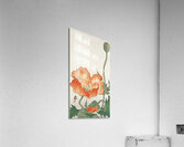 Ring sparrows and insect 1900 - 1936 by Ohara Koson 1877-1945. Acrylic Print