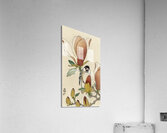 Sparrow on blooming magnolia branch 1900 - 1930 by Ohara Koson 1877-1945. Acrylic Print