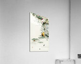 Frog and tadpoles 1900 - 1930 by Ohara Koson 1877-1945. Acrylic Print