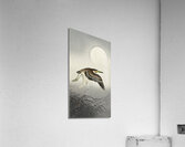 Heron at full moon 1900 - 1930 by Ohara Koson 1877-1945. Acrylic Print