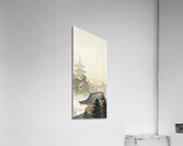 Pagoda and rainbow 1900 - 1910 by Ohara Koson 1877-1945. Acrylic Print