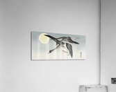 Birds at full moon 1900 - 1936 by Ohara Koson 1877-1945. Acrylic Print