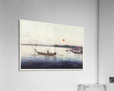 Boats and setting sun 1900 - 1936 by Ohara Koson 1877-1945. Acrylic Print